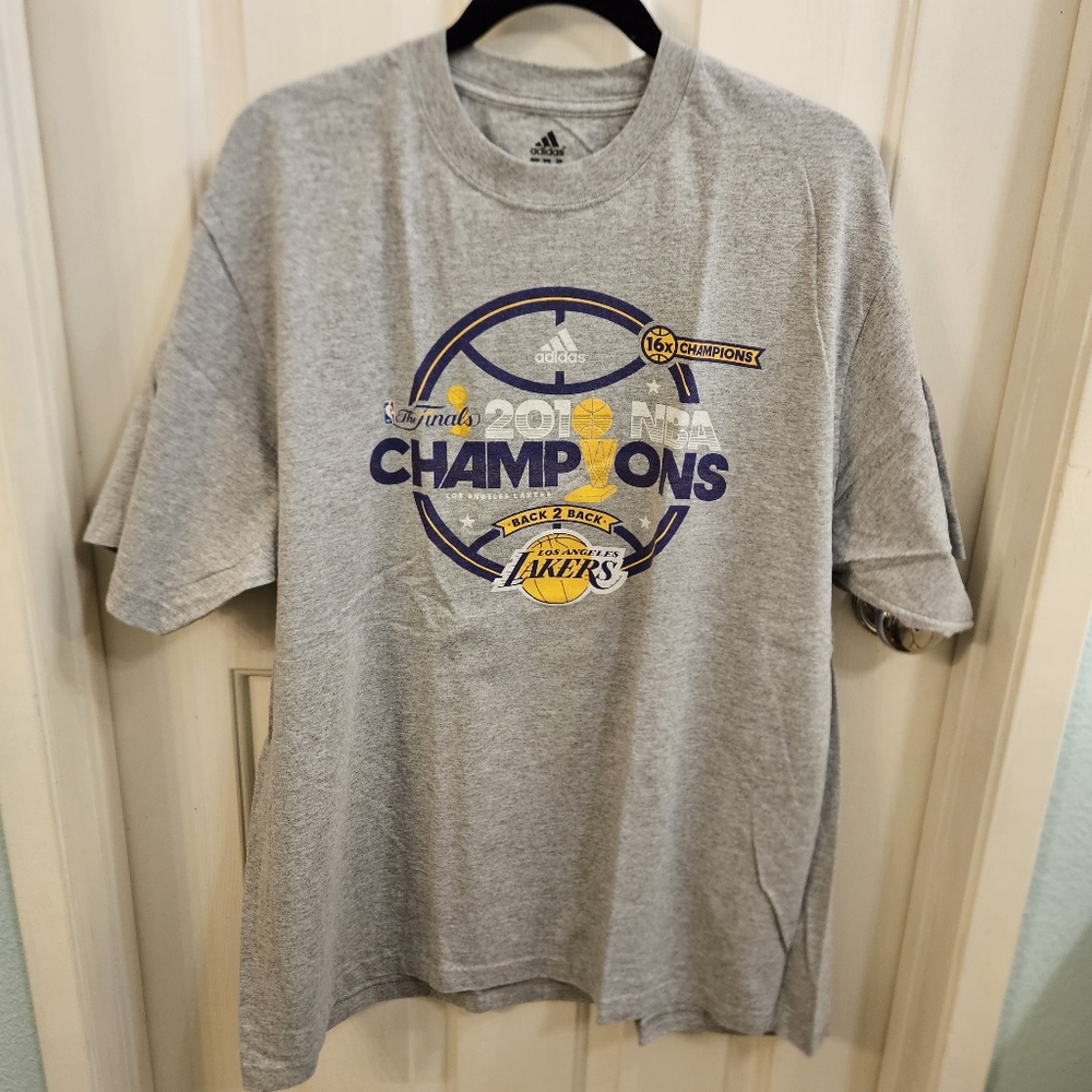 Vintage LA Lakers 2010 Back 2 Back Champs Finals Kobe Bryant T-Shirt 2XL Rare